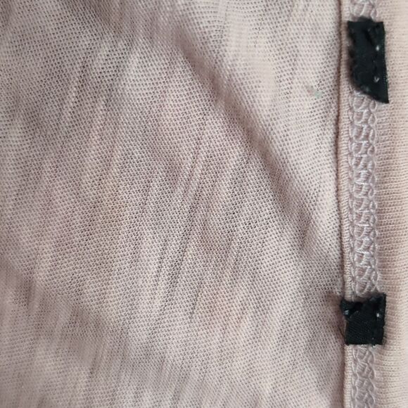 Jcrew blush Ruffled vintage cotton long-sleeve T-shirt sz M - Picture 5 of 6
